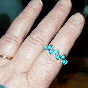 STERLING SILVER/TURQUOISE RING